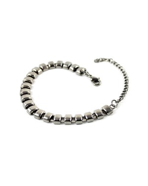 Metallic Loop Bracelet For Men